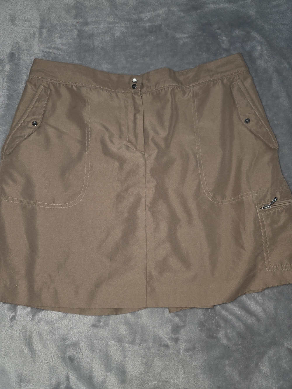 Izod Brown Mini Golf/Tennis Utility Skirt-6